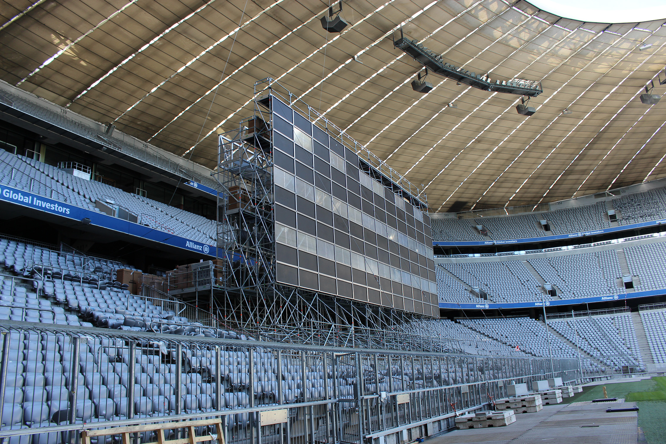 LED-Videowände Tribüne Alianzarena