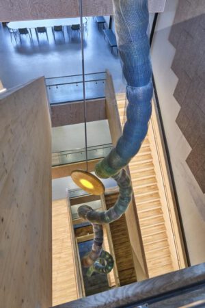 LED-Lichtinstallation „PHOTOSYNTHESIS" – DTU Lyngby, Treppenhaus